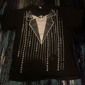 Jack Skellington Tux Tee Sz Smedium